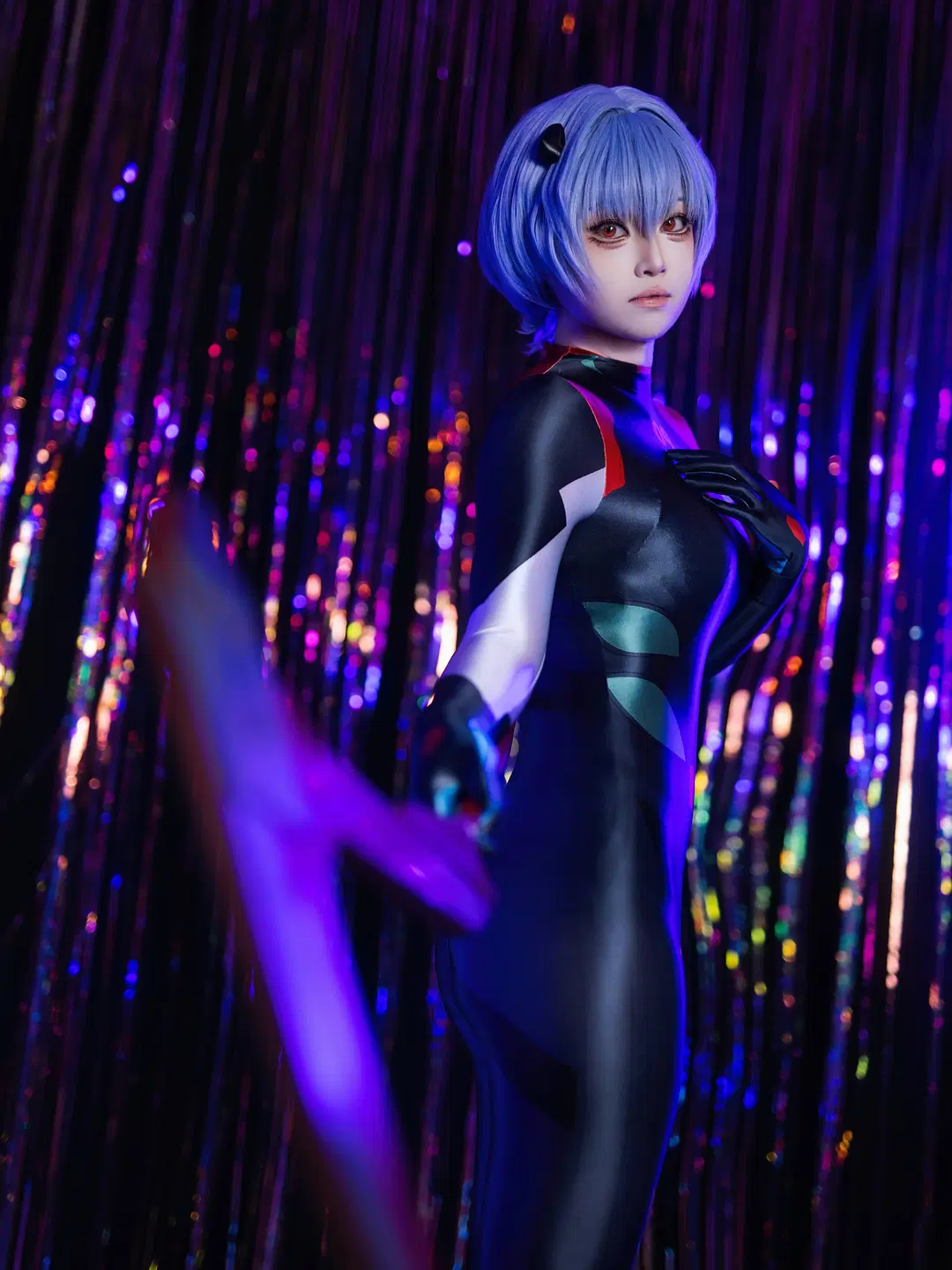 [Rei Ayanami cosplay] Neon Genesis Evangelion cool-toned Mecha combat suit photoshoot by 醴醴醴醴醴醴醴 - Image 2