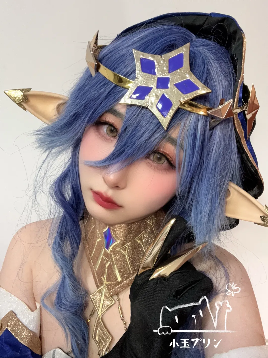 原神, cosplay, 精靈耳, 萊依拉cos, 白絲襪 - 第2張