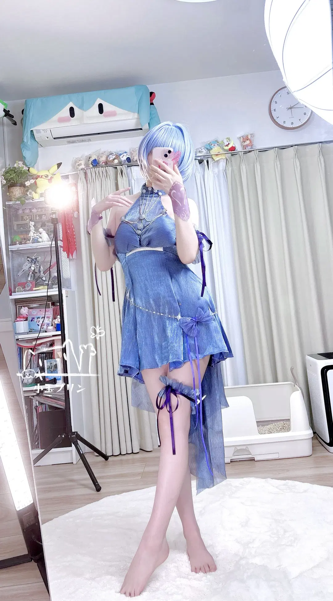 【綾波麗cos】新世紀福音戰士與NIKKE聯動，清冷感藍調分享 - 小玉Purin - 第2張