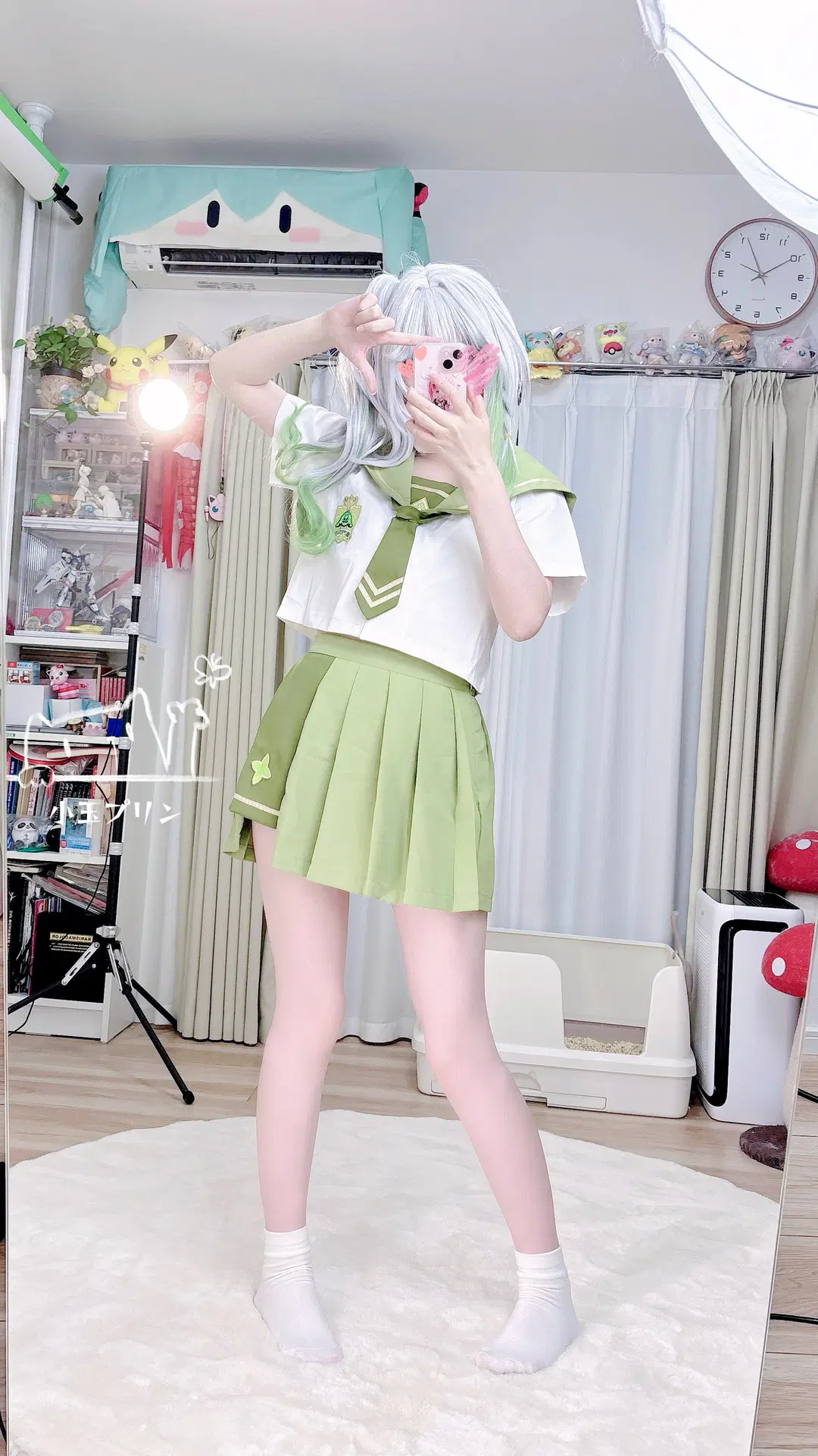 原神, コスプレ, ナヒーダ コスプレ, JK制服, セーラー服