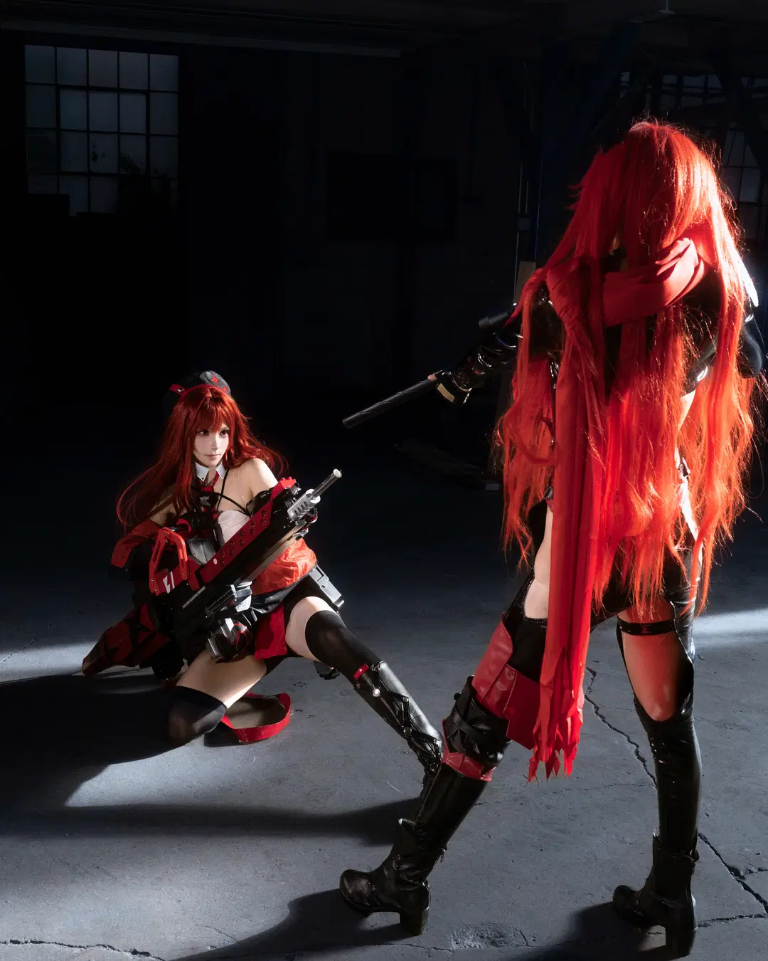 【帽神和Rapi cos】工业废墟里的红黑双人硬核大片 - lulu吃上热干面了 - 第4张