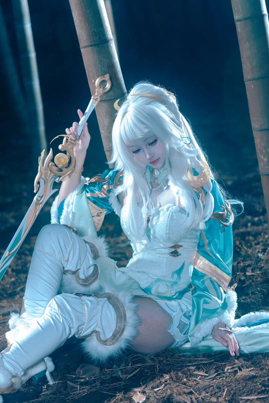 【兹白 コスプレ】原神 竹林に佇む清らかな仙人 - lulu吃上热干面了 - 2枚目