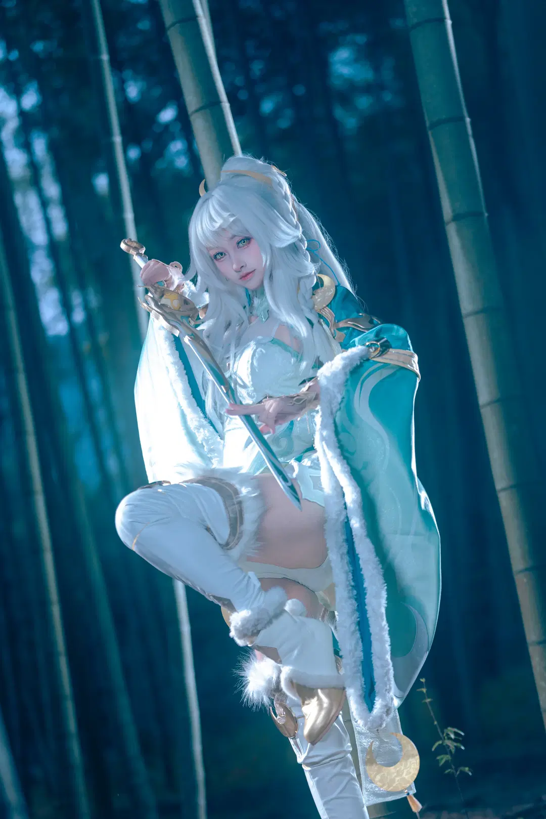 【兹白 コスプレ】原神 竹林に佇む清らかな仙人 - lulu吃上热干面了 - 4枚目