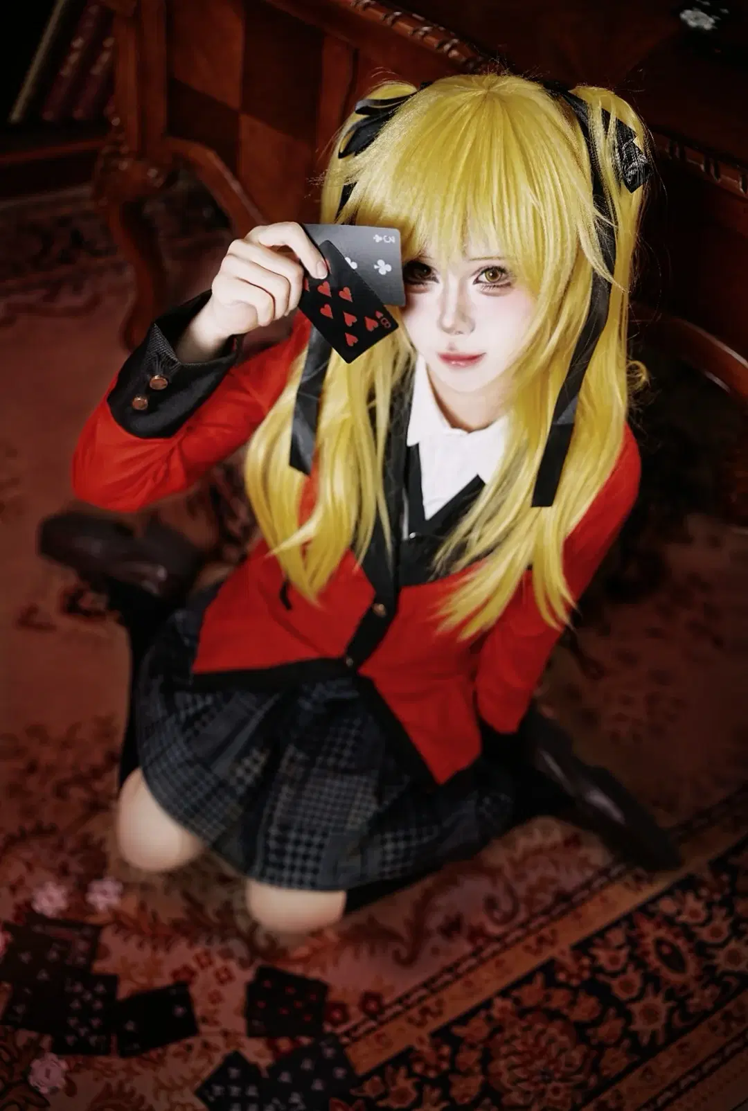 【早乙女芽亜里 コスプレ】『賭ケグルイ』赤と黒の制服が放つ絶対的オーラ - 坐标轴zzz - 2枚目