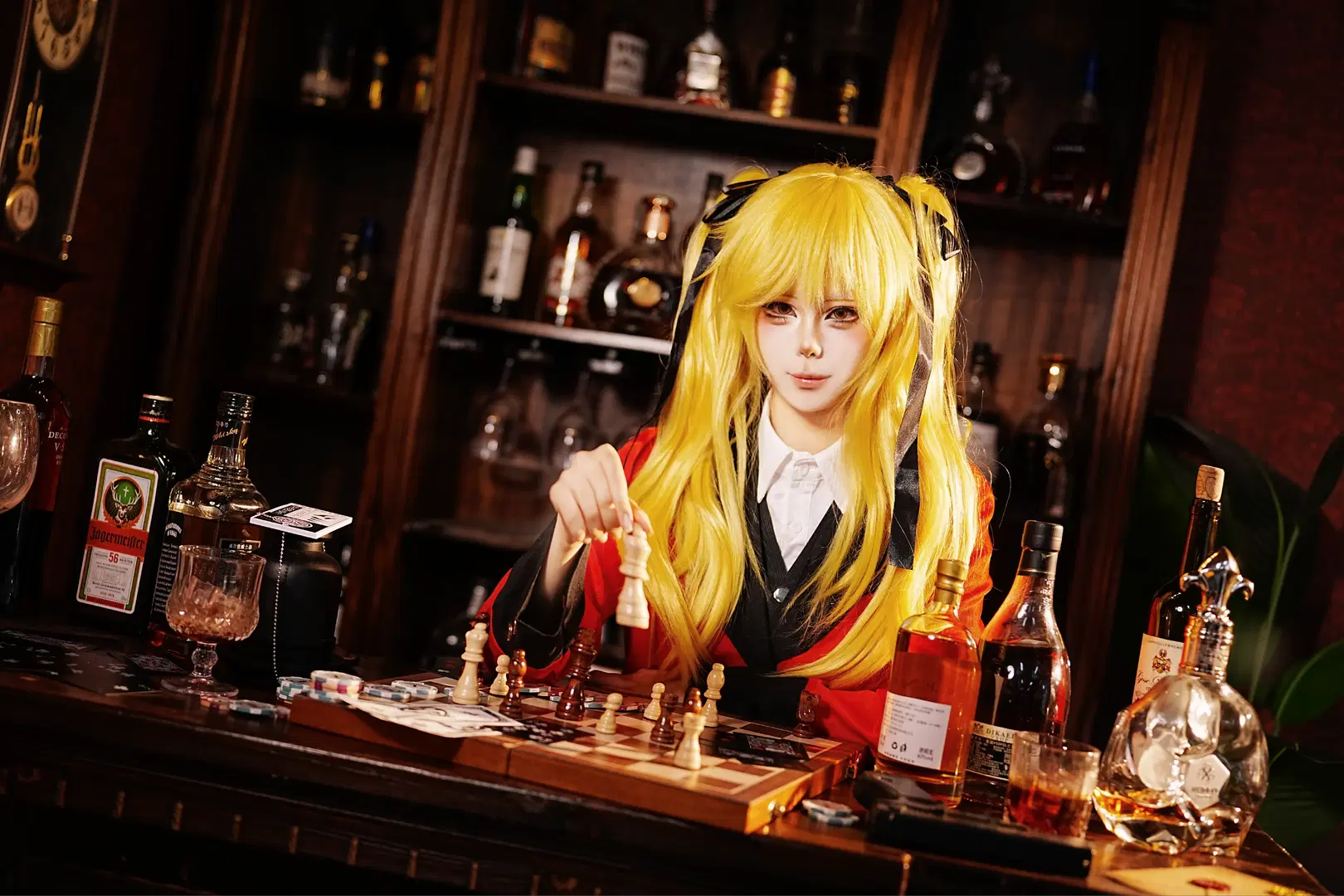 【早乙女芽亜里 コスプレ】『賭ケグルイ』赤と黒の制服が放つ絶対的オーラ - 坐标轴zzz - 5枚目