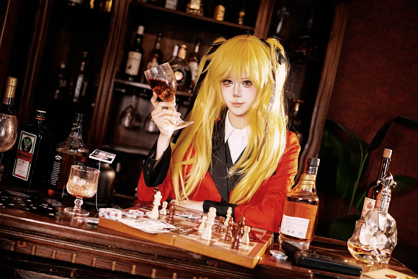【早乙女芽亜里 コスプレ】『賭ケグルイ』赤と黒の制服が放つ絶対的オーラ - 坐标轴zzz - 6枚目