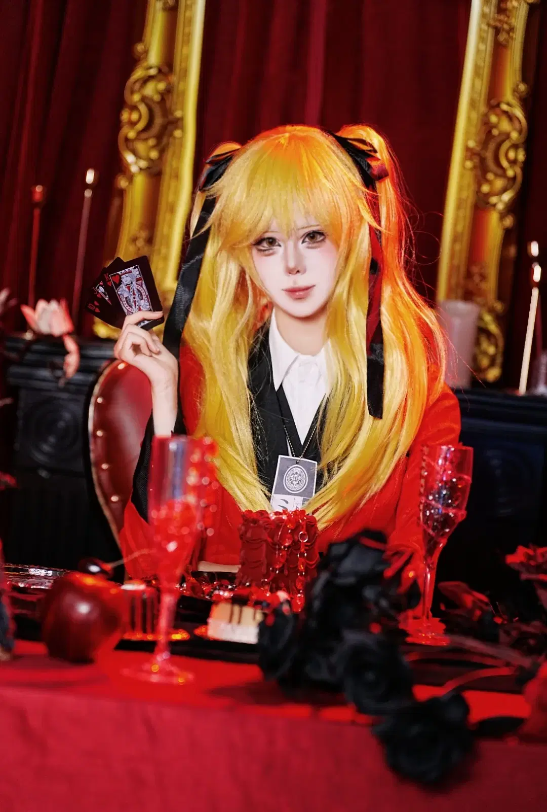 【早乙女芽亜里 コスプレ】『賭ケグルイ』赤と黒の制服が放つ絶対的オーラ - 坐标轴zzz - 8枚目