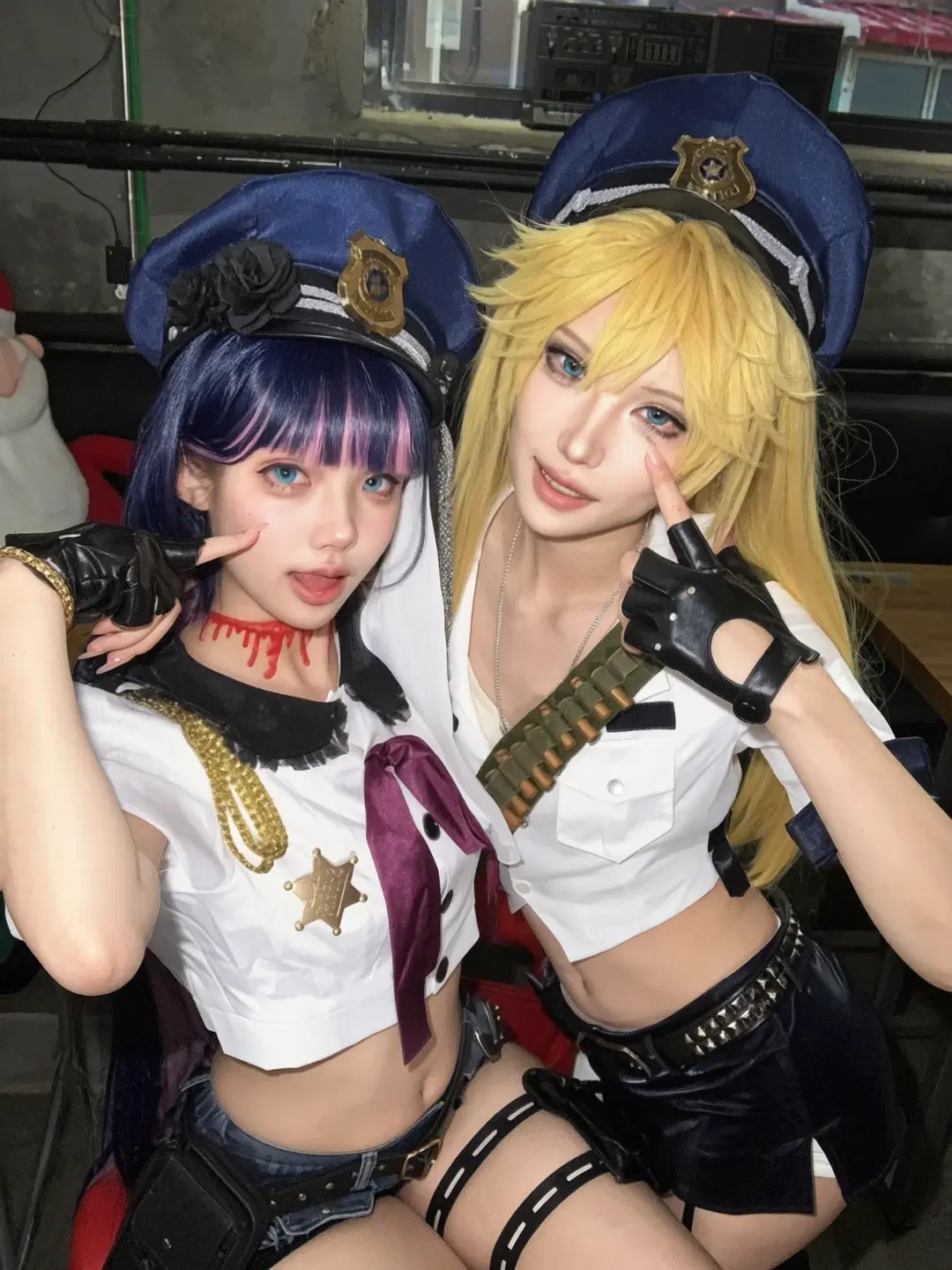 [Panty and Stocking cosplay] Panty & Stocking with Garterbelt: Rebellious Police Duo by sora - Image 2