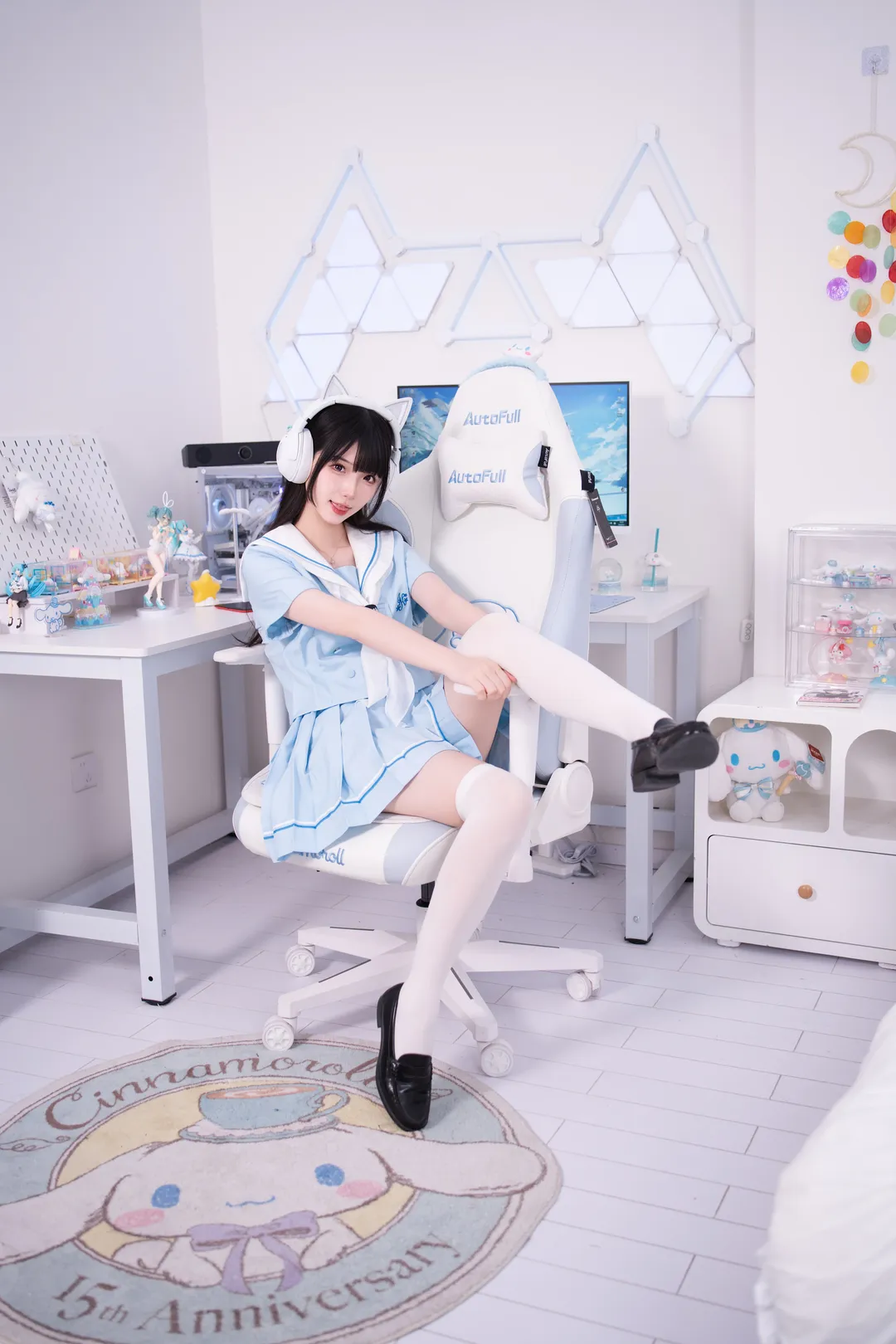 白丝, 电竞少女, 女仆至上主义, 二次元穿搭, 玉桂狗