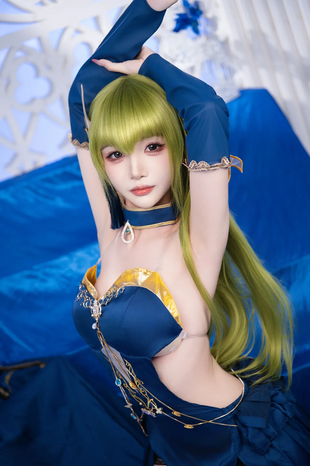 cosplay, 人像攝影, 藍色系服裝, 金髮, c.c.cos - 第3張