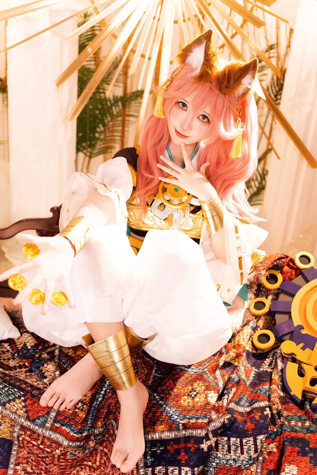 cosplay, 异域风情, 兽耳, 玉藻前cos, 奇幻风