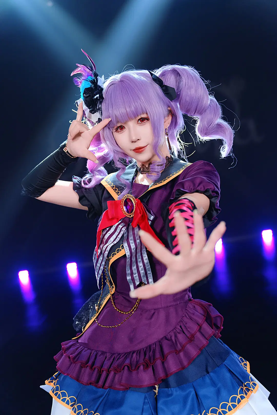 【宇田川亞子cos】Roselia舞臺打歌服抓拍 - 上好嘉也子 - 第10張