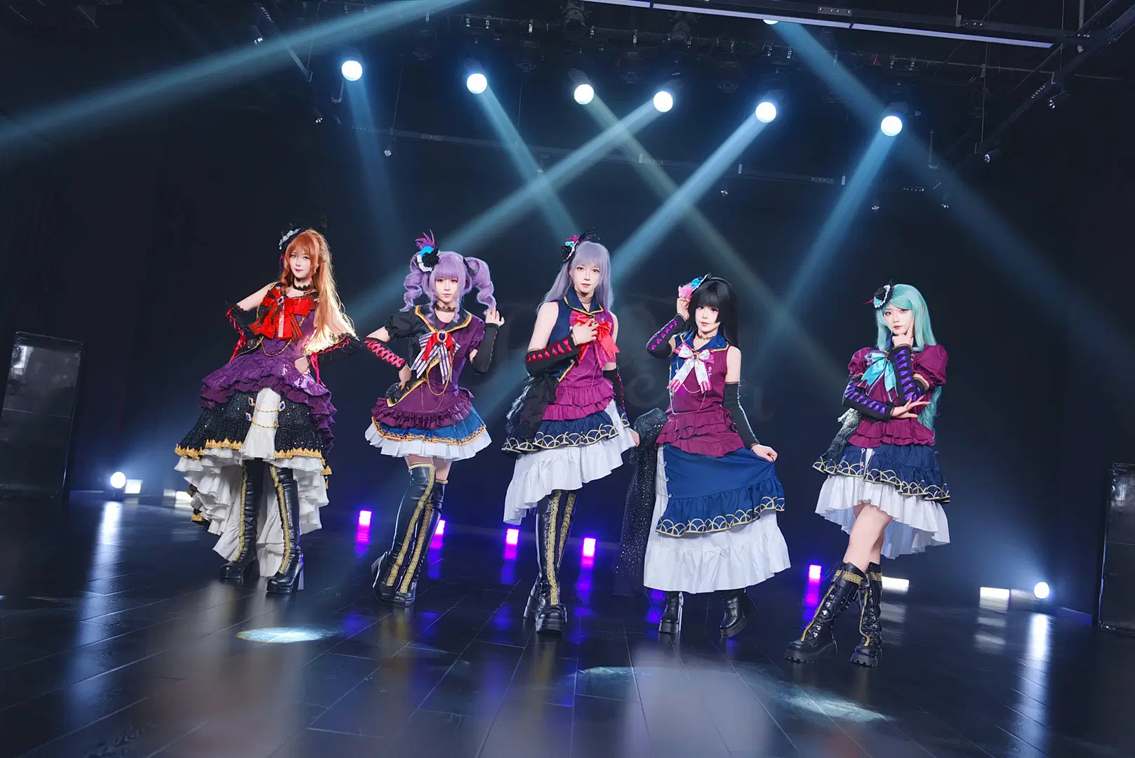 【宇田川亞子cos】Roselia舞臺打歌服抓拍 - 上好嘉也子 - 第5張
