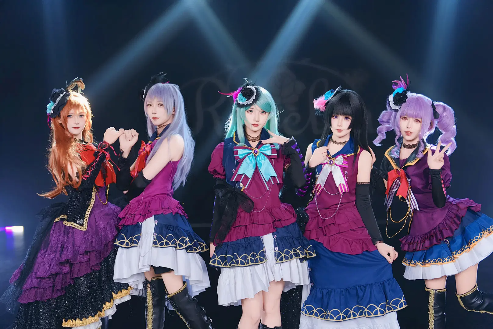 【宇田川亞子cos】Roselia舞臺打歌服抓拍 - 上好嘉也子 - 第6張