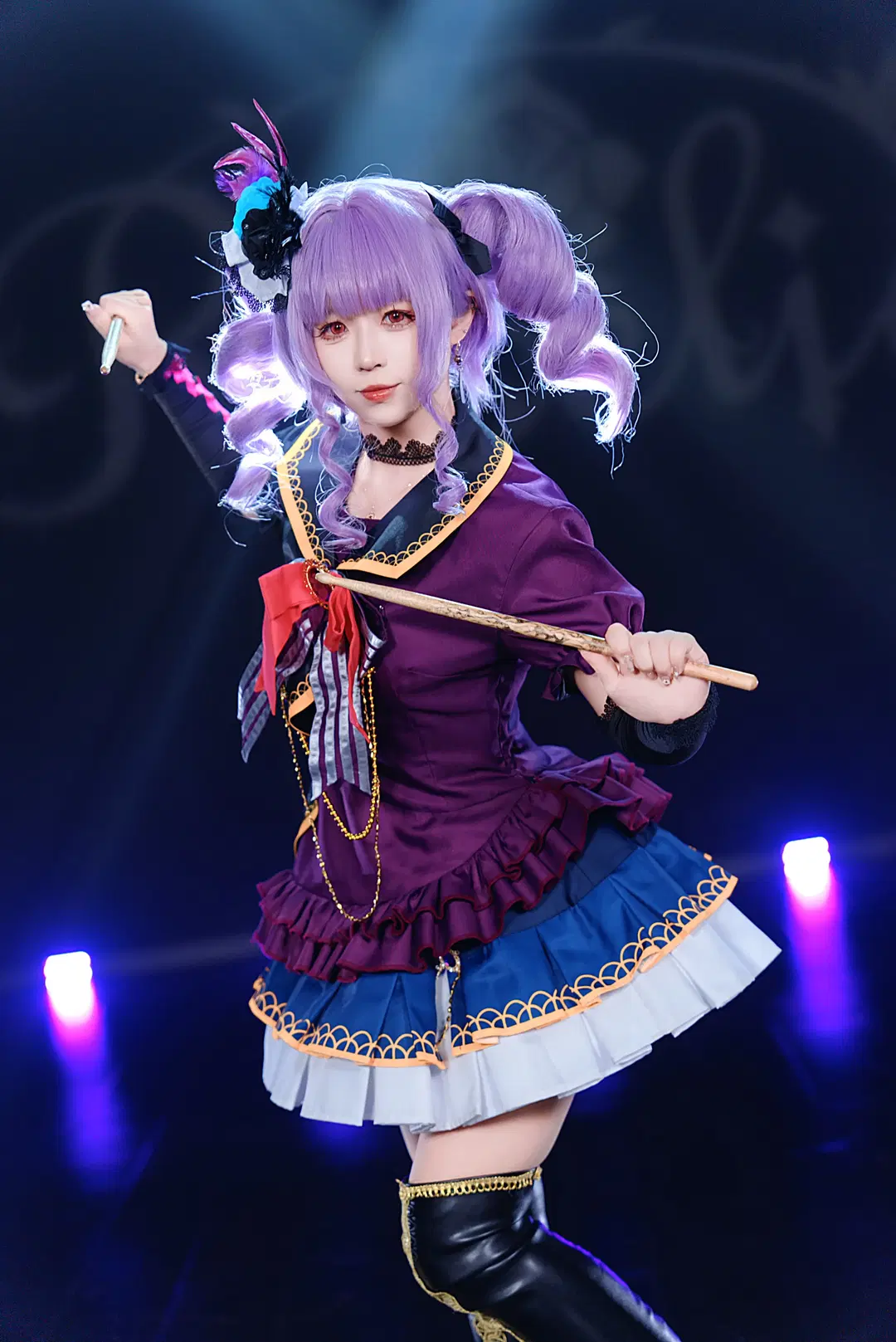 【宇田川亞子cos】Roselia舞臺打歌服抓拍 - 上好嘉也子 - 第9張