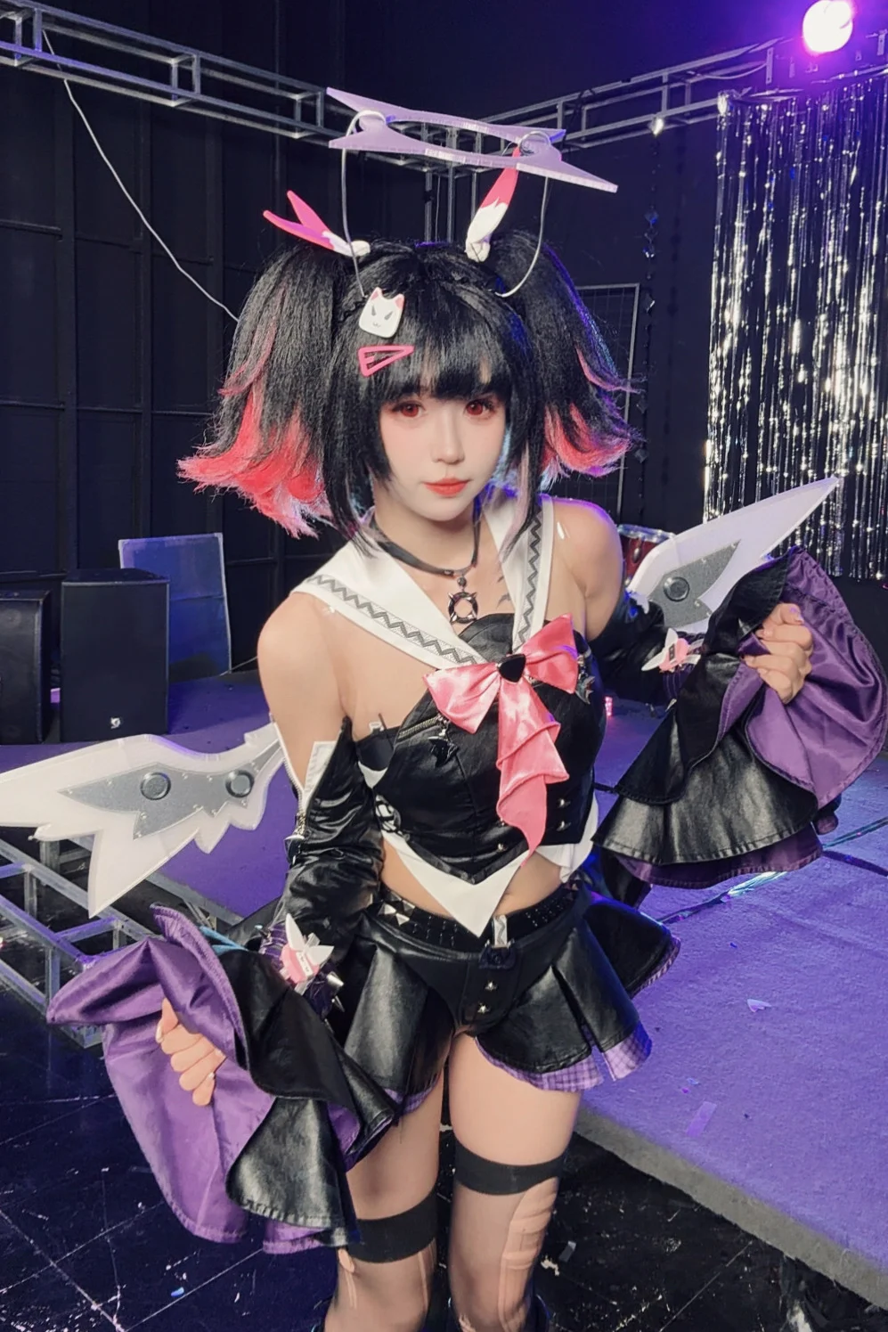 绝区零, 二次元cosplay, 妄想天使, 南宫羽cos, 黑丝美腿