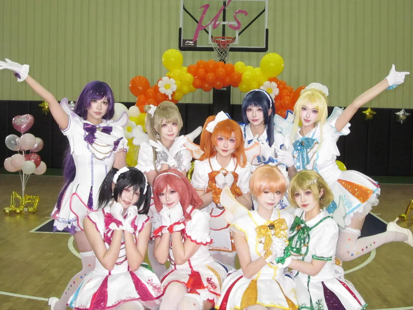 [Hanayo Koizumi cosplay] Idol stage costume shoot under a 15th anniversary balloon set by 上好嘉也子 - Image 6