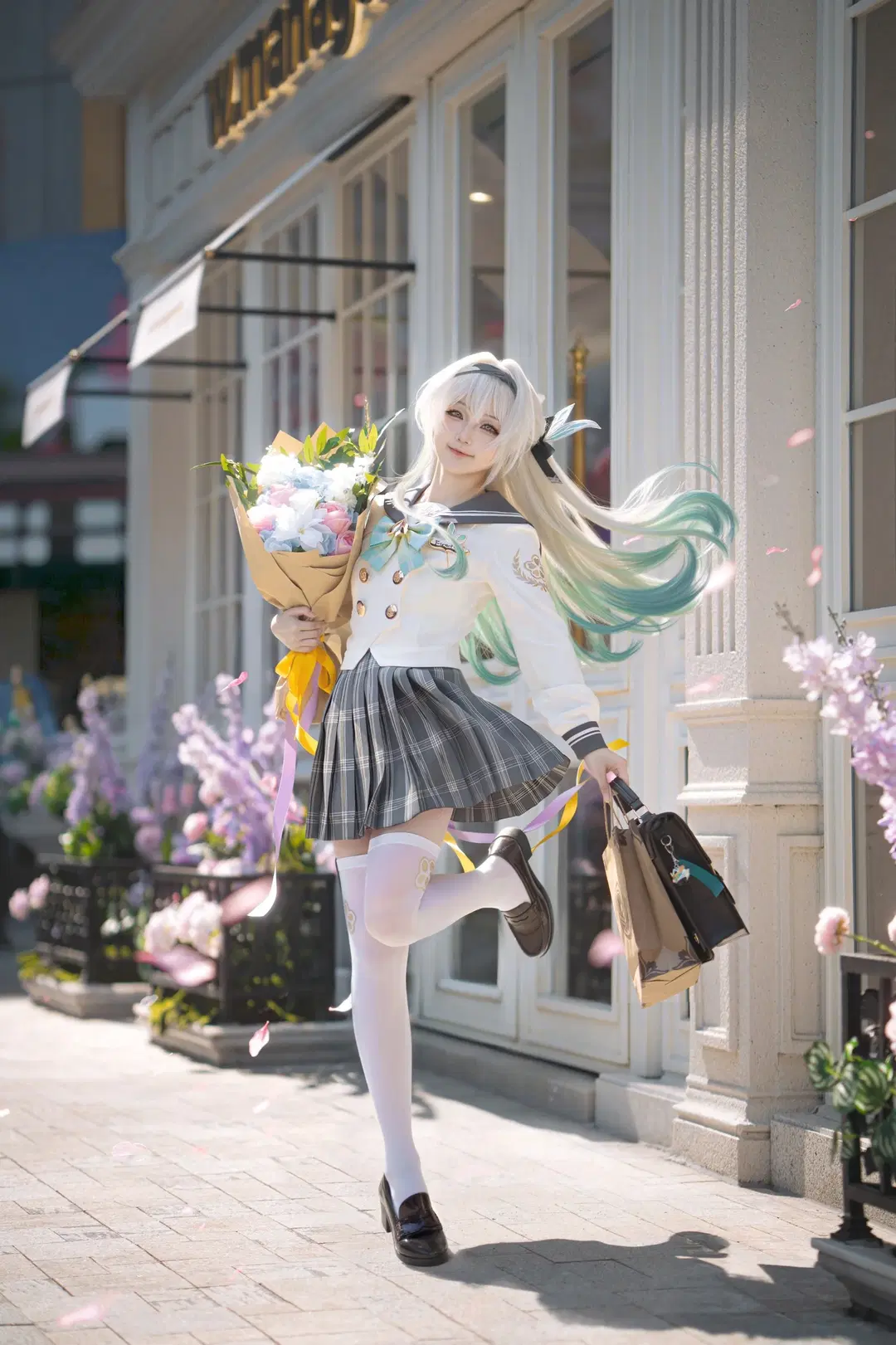 崩壊：スターレイル, ホタル コスプレ, 二次元コスプレ, セーラー服, 白ストッキング