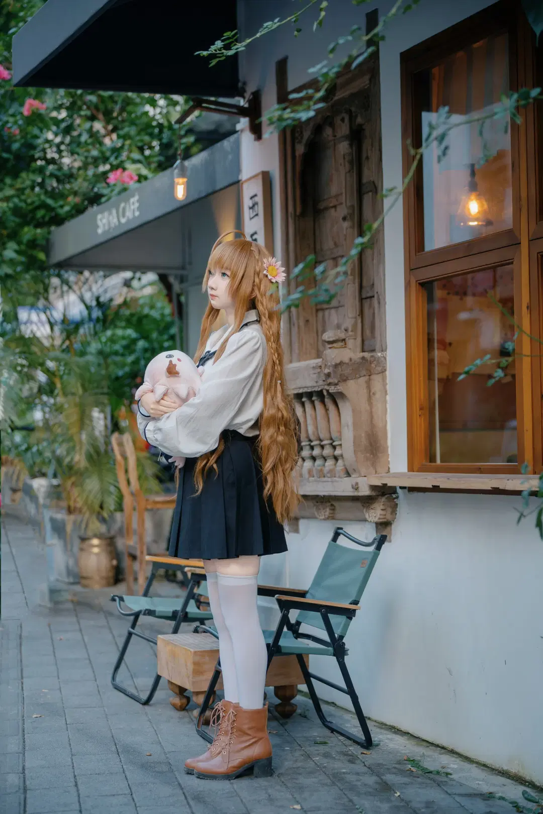 白丝, 神户小鸟cos, Rewrite, 风祭校服, 大望村