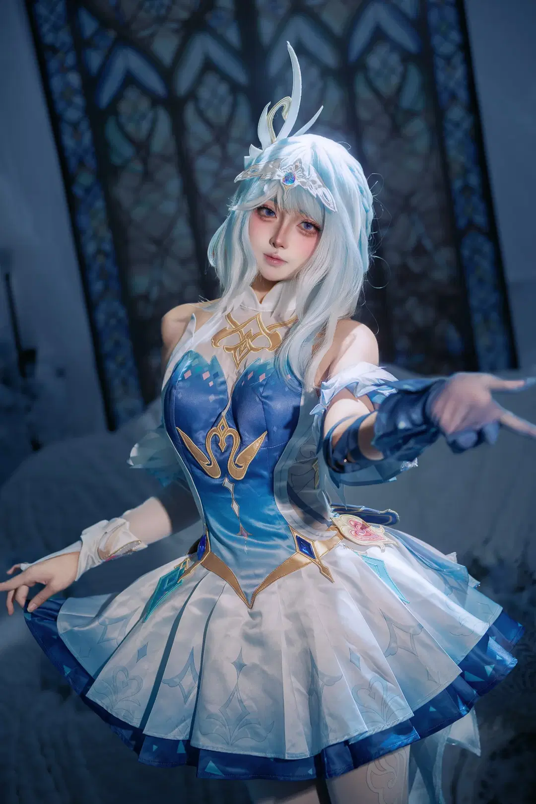 [Odette cosplay] Genshin Impact: The Elegant Dancer of Snezhnaya by 好烦一直想拍照 - Image 2