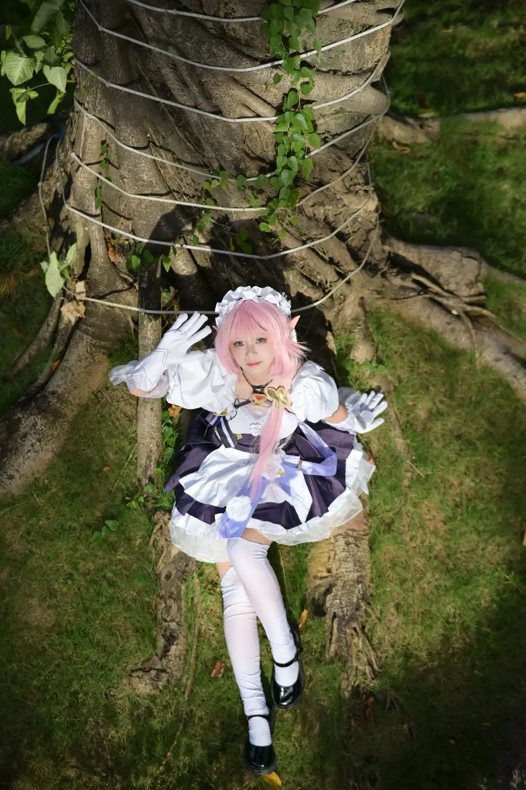 [Elysia Cosplay] The Dreamy Official Photos of the Pink Elf Maid at the Amusement Park by 要素过多 - Image 7