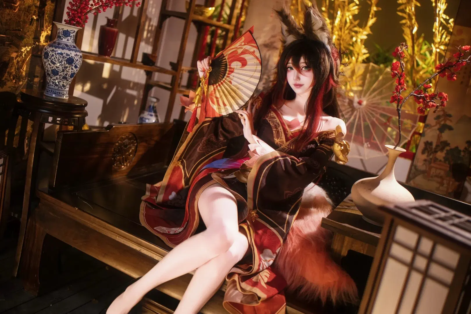 忘归人cos, 二次元摄影, 崩坏星穹铁道, 古风cos, 丝袜