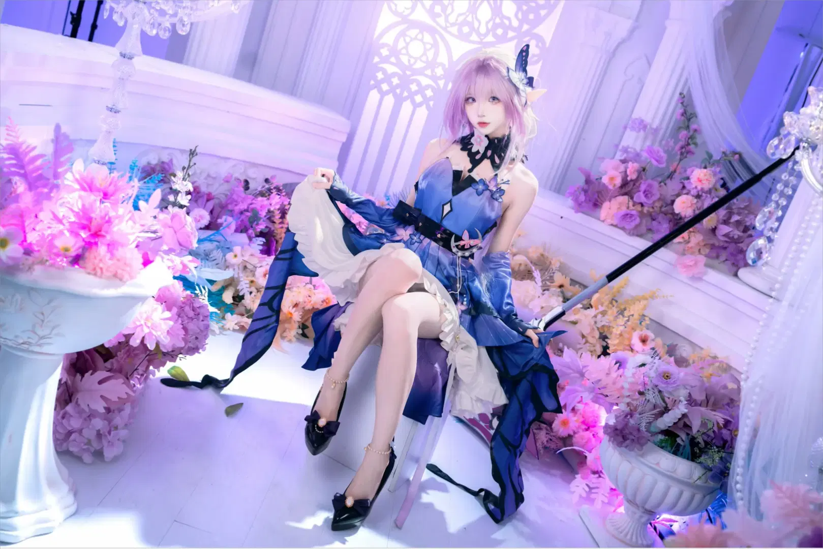 【遐蝶cos】崩坏星穹铁道里的梦幻花海摄影 - 茶包 - 第2张