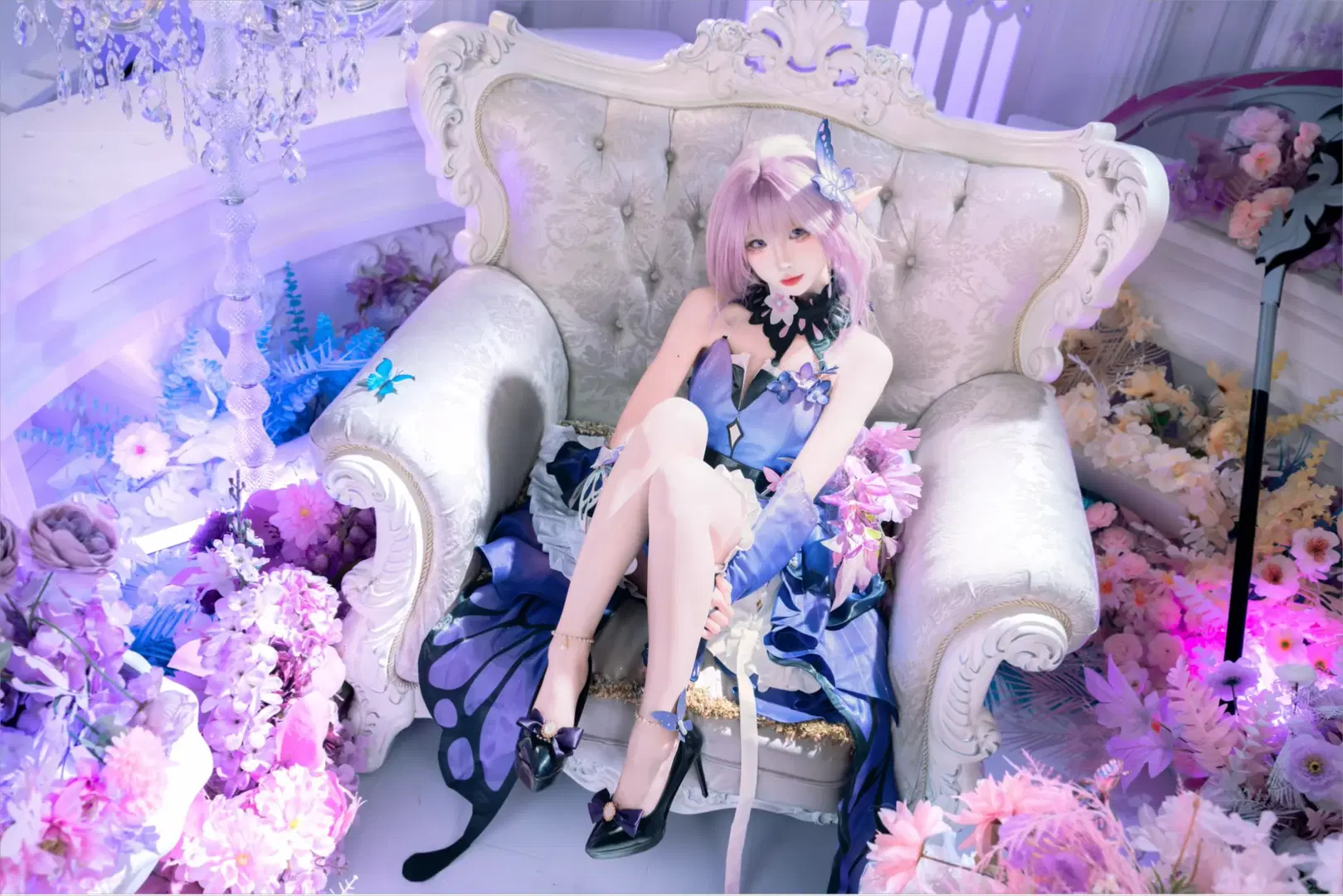 【遐蝶cos】崩坏星穹铁道里的梦幻花海摄影 - 茶包 - 第5张