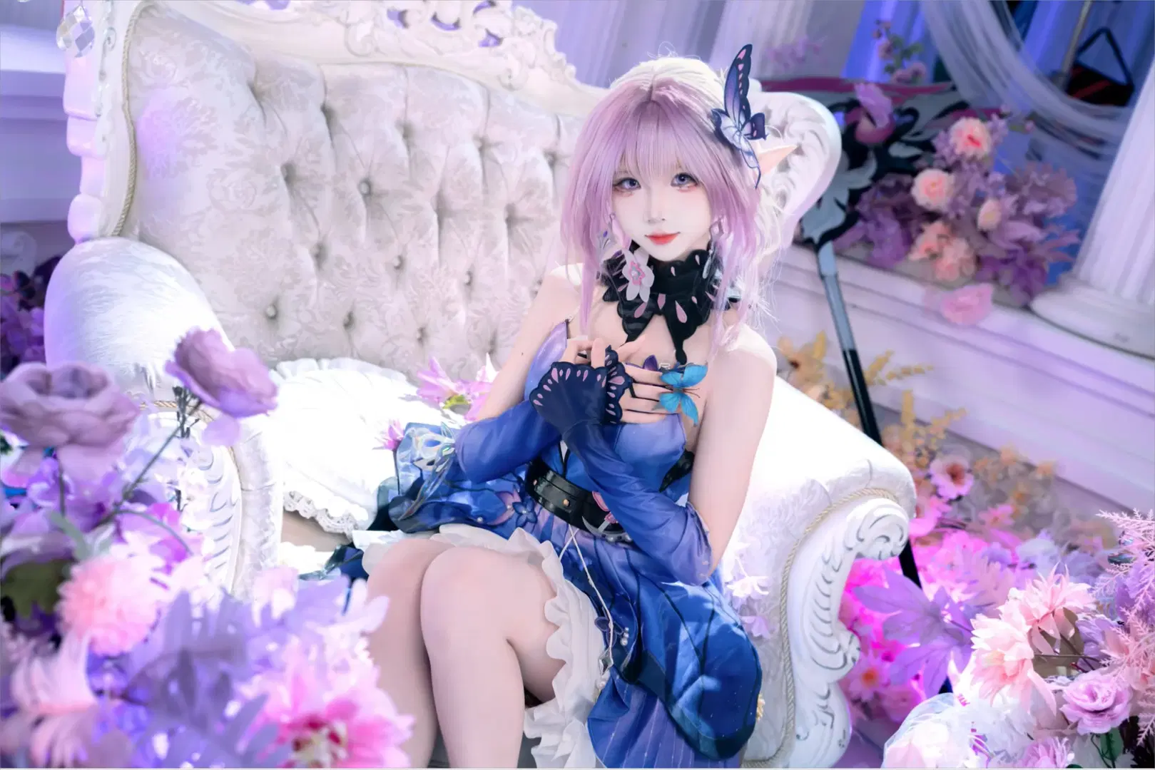 【遐蝶cos】崩坏星穹铁道里的梦幻花海摄影 - 茶包 - 第6张
