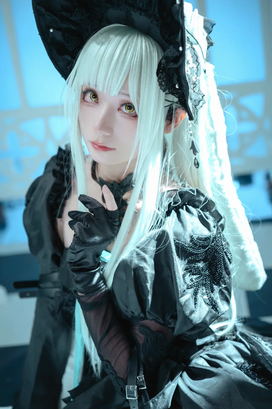 【若葉睦コスプレ】アークナイツコラボ「操り人形のイド」、ダークなゴシック風コスプレ撮影記録 - 宵芢柒 - 2枚目