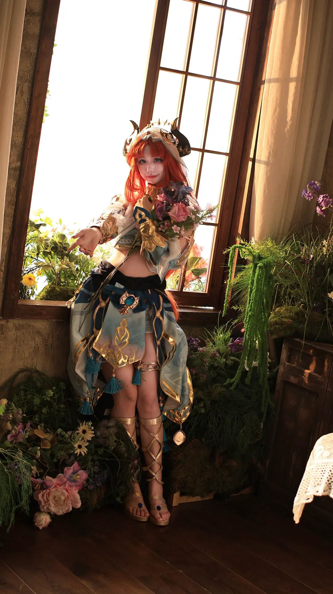 原神, コスプレ, コスプレ撮影, ニィロウ コスプレ, 窓辺の光と影