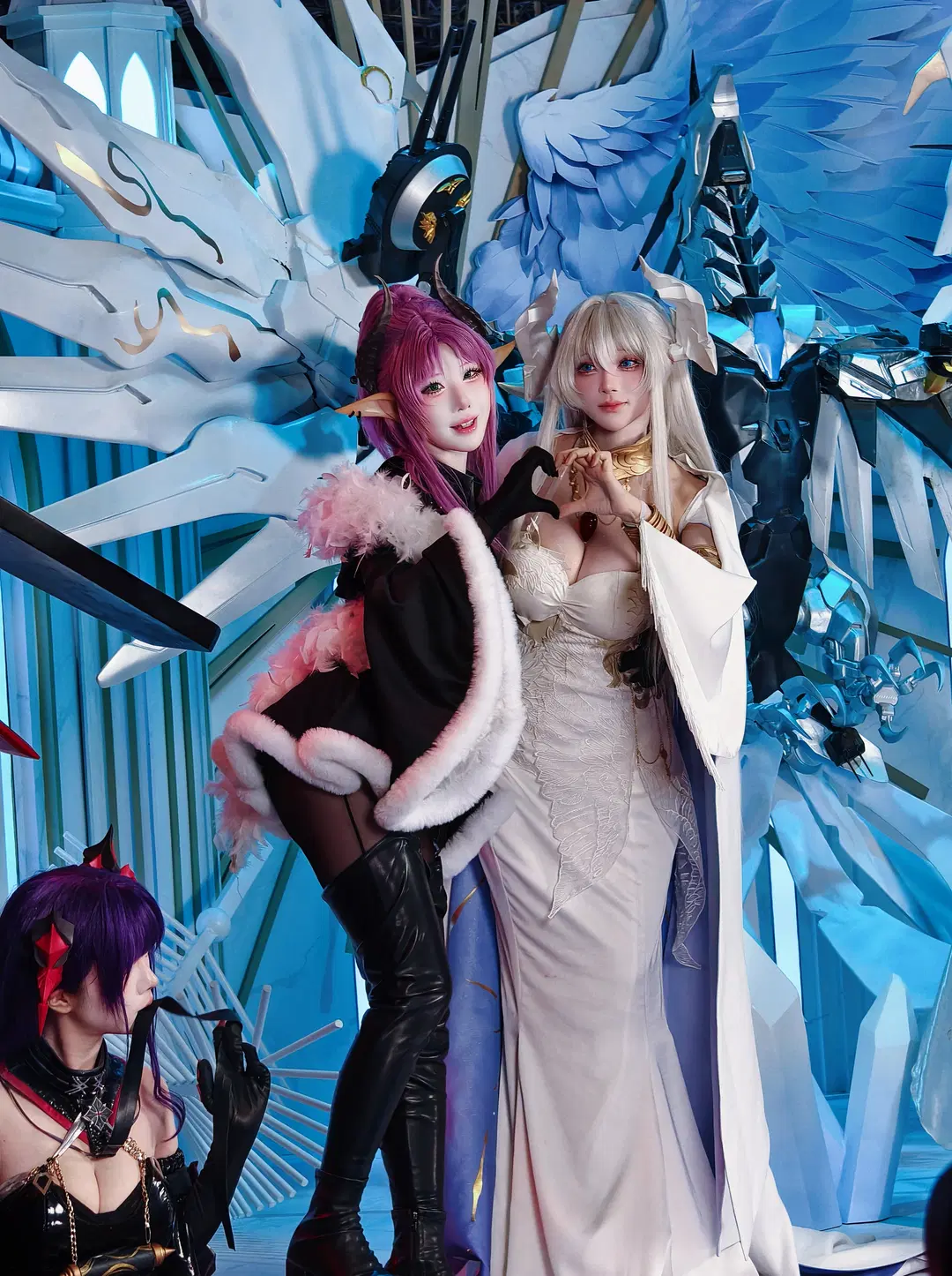 cosplay, 碧蓝航线, 漫展返图, 双人cos, 黑丝