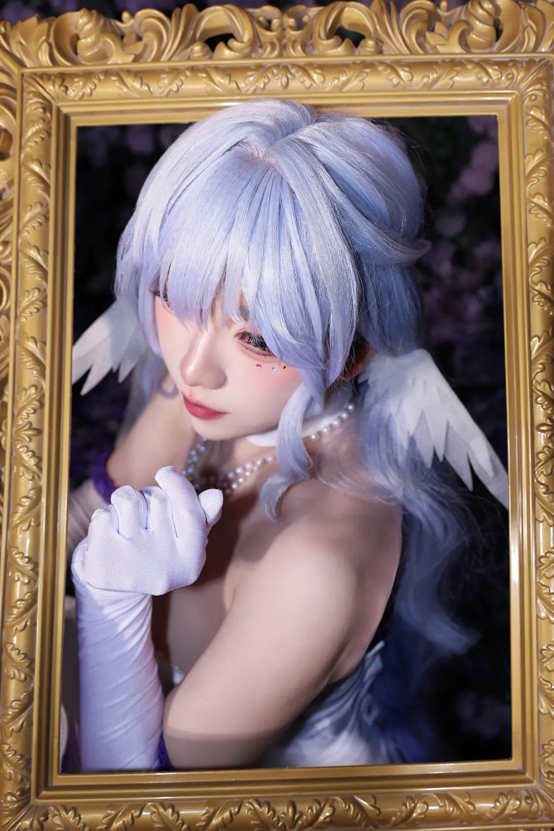 【知更鸟cos】崩坏星穹铁道白色羽毛翅膀正片分享 - 祈雨_约拍 - 第4张