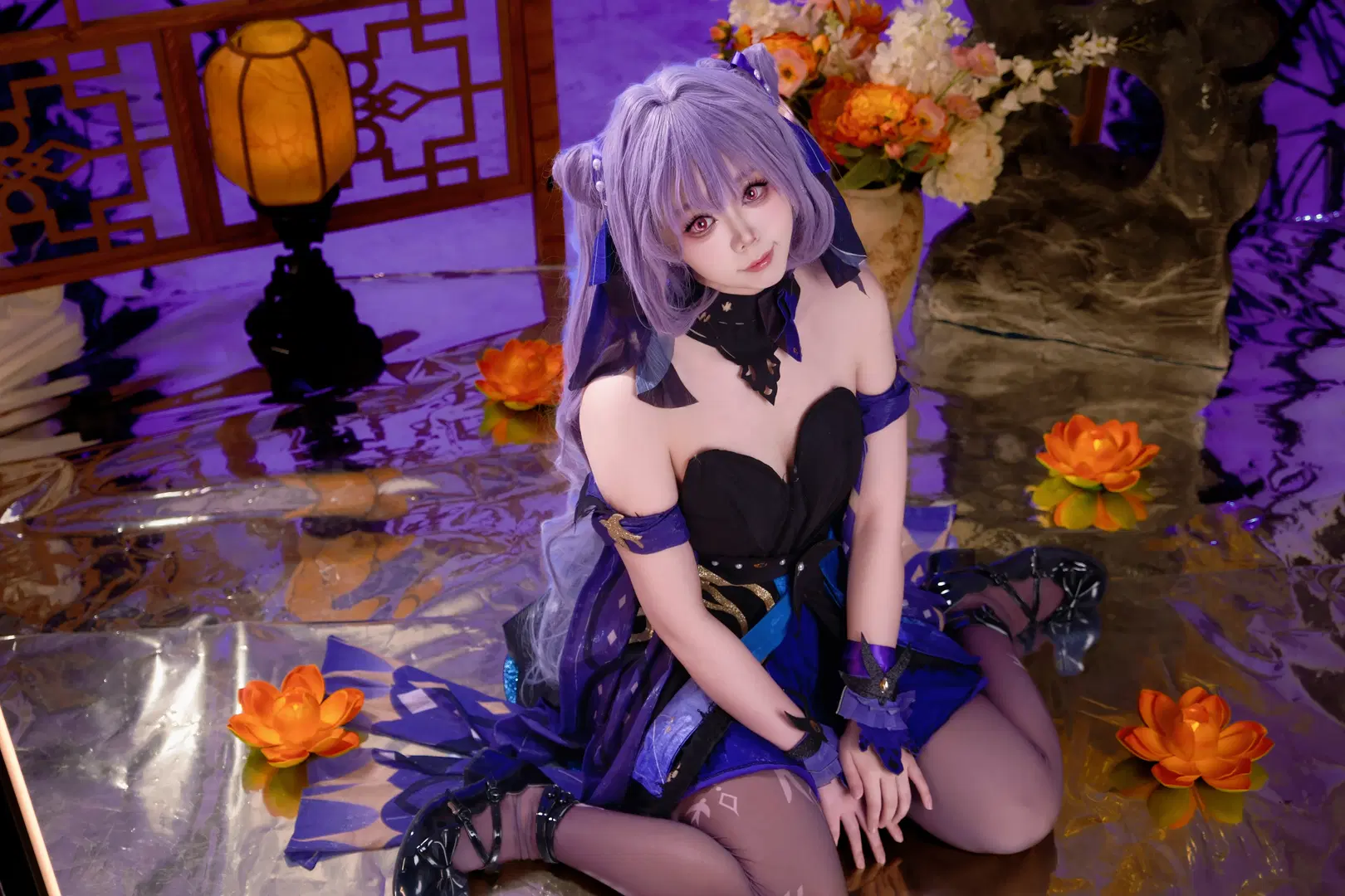 【刻晴cos】中秋月下的霓裾蹁跹 - 落日不咕咕 - 第2张