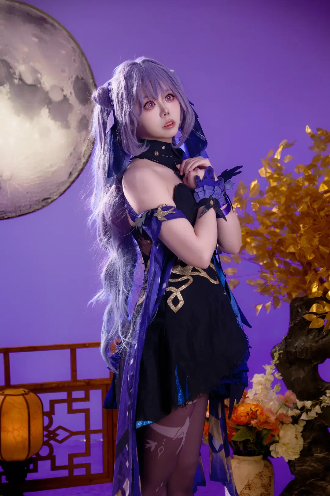 【刻晴cos】中秋月下的霓裾蹁跹 - 落日不咕咕 - 第4张