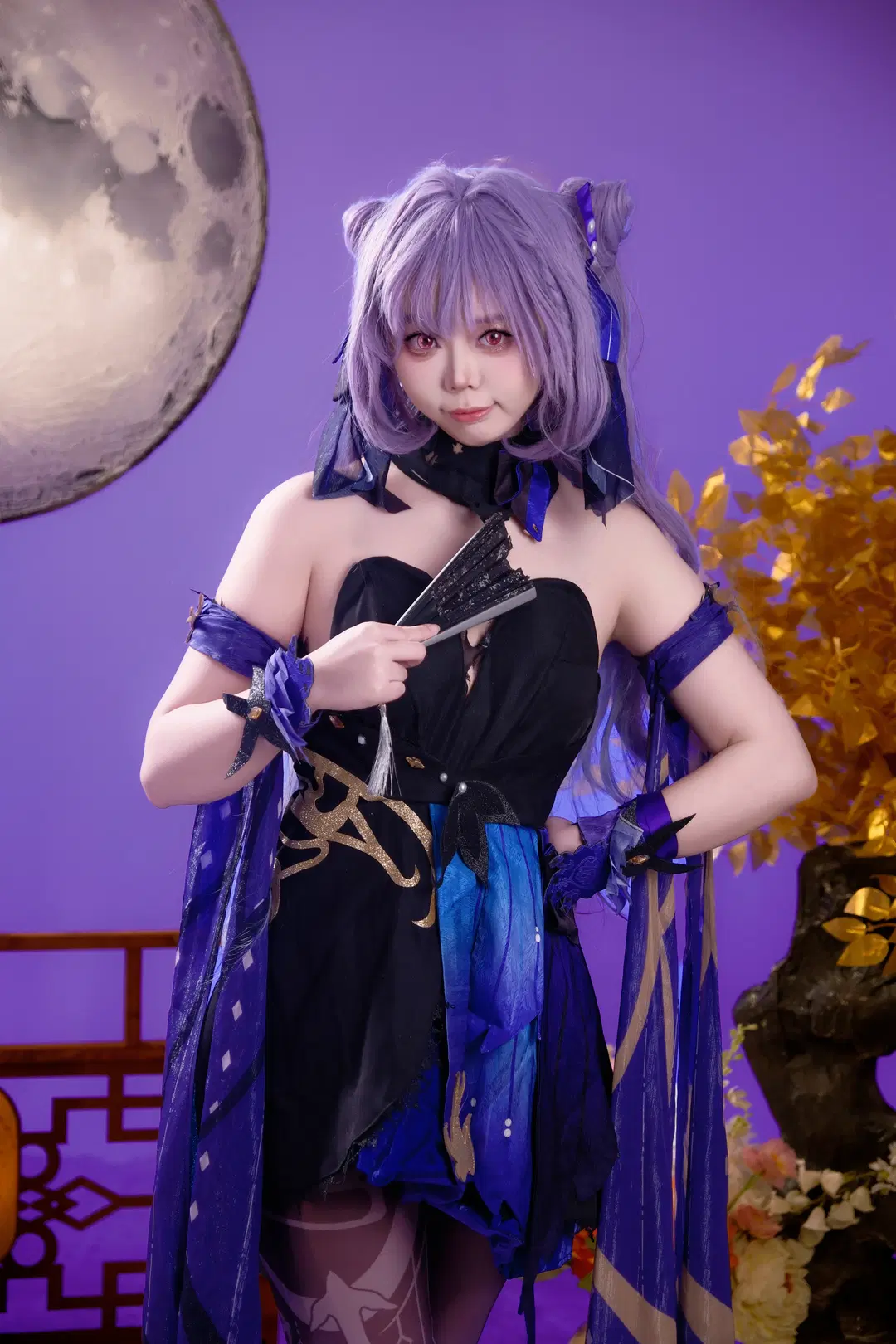 【刻晴cos】中秋月下的霓裾蹁跹 - 落日不咕咕 - 第8张