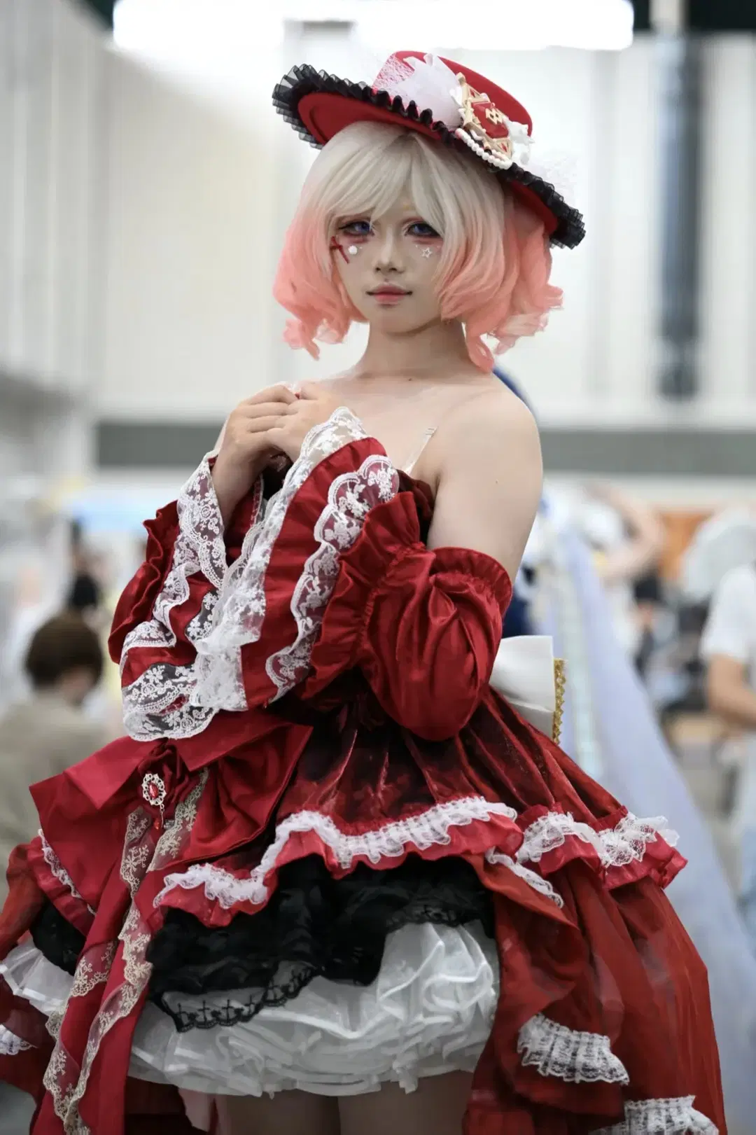 【薇拉cos】第五人格调香师真理之下，红礼服洛丽塔贵族风拉满 - 小非 - 第4张