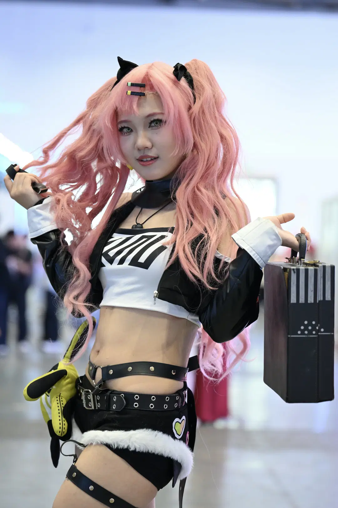 漫展場照, 二次元cosplay, 絲襪cos, 甜酷風cos, 軟萌毛絨cos
