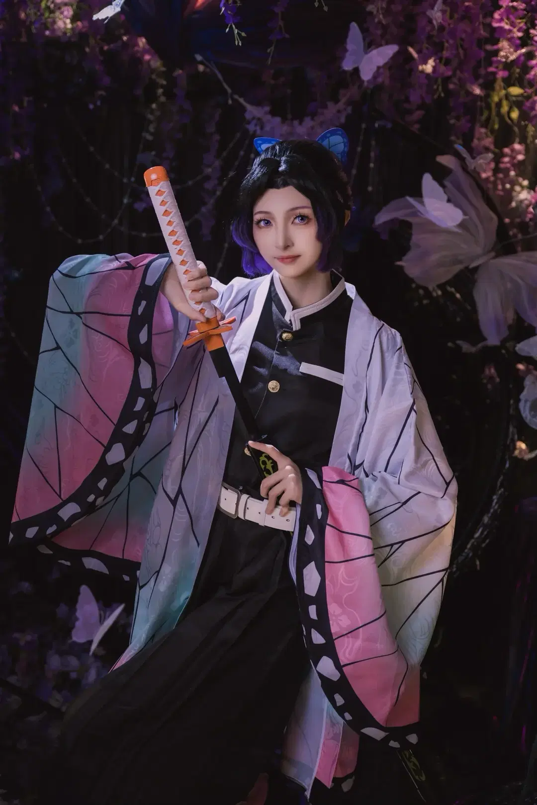 【胡蝶しのぶ コスプレ】藤の花の下の蝶の影、鬼滅の刃の優しさと強さ - 想名字好烦 - 5枚目