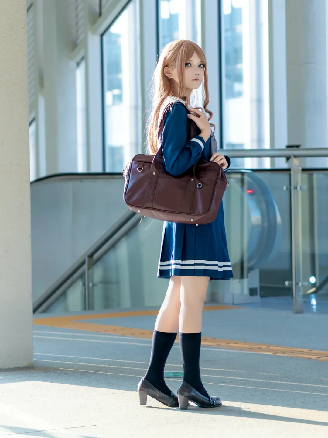 cosplay, 外景拍摄, 长崎素世cos, mygo, 黑丝jk