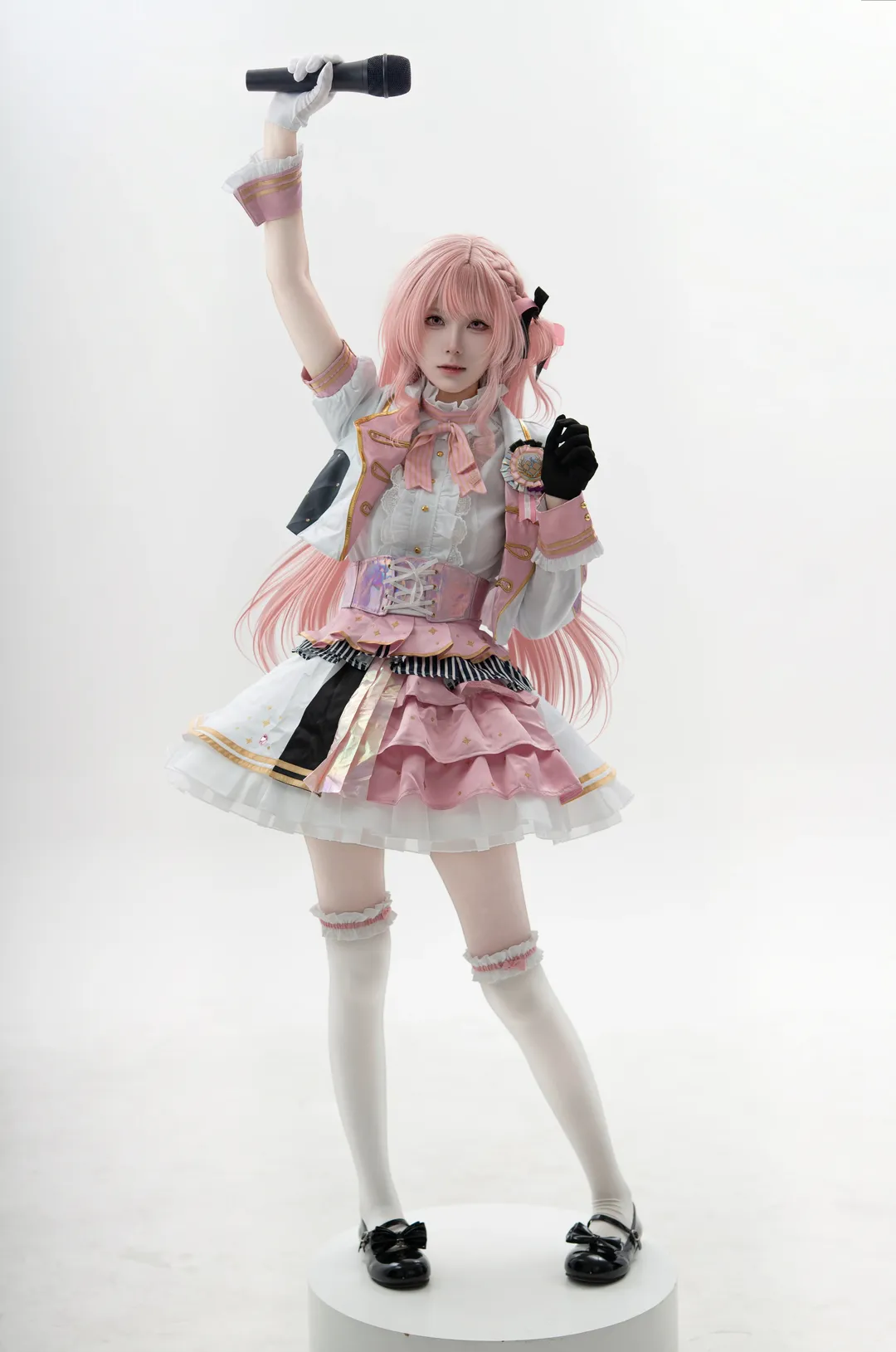 世界计划, 白丝cos, 晓山瑞希cos, 晓山瑞希cosplay, 舞台演出服cos
