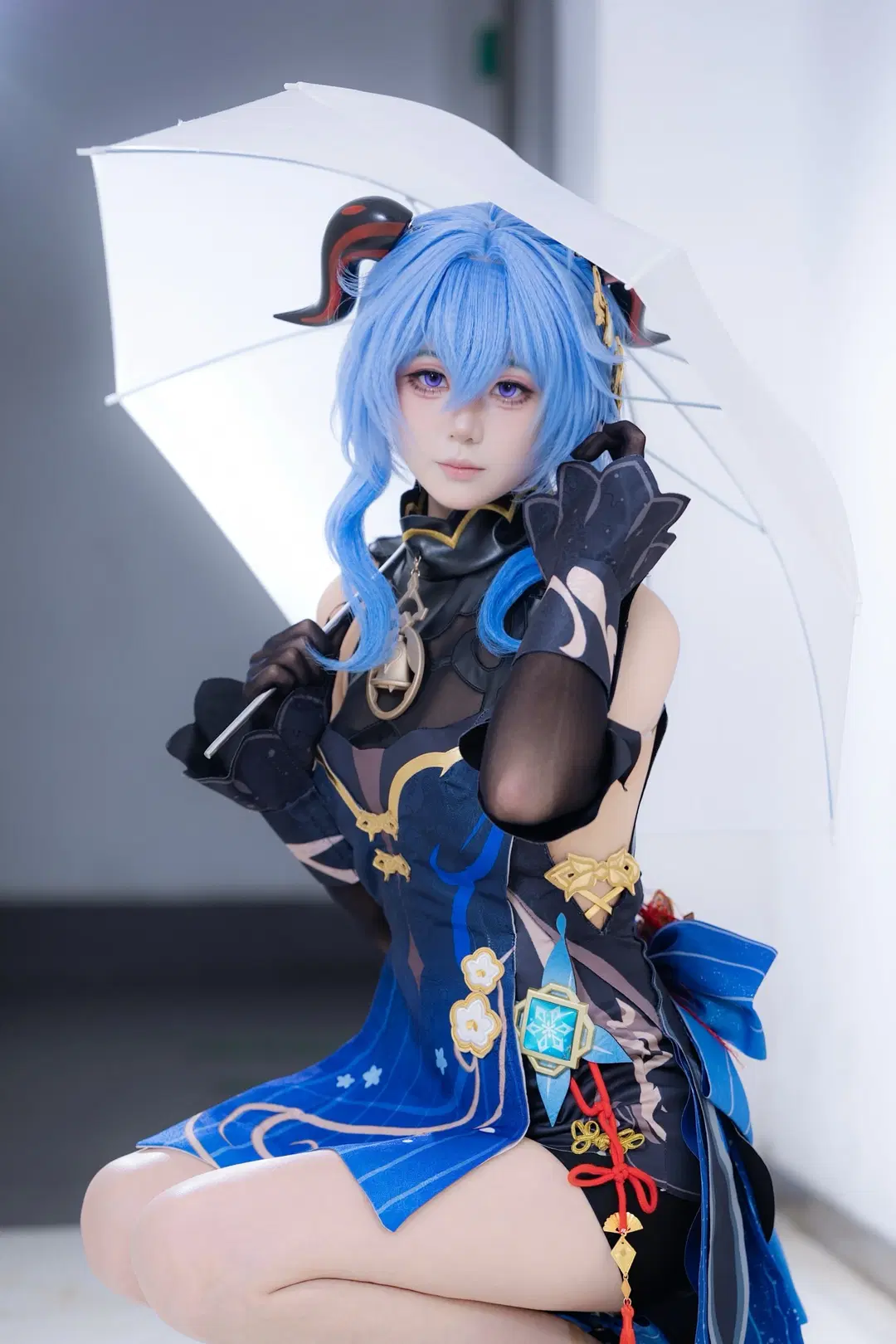 【甘雨cos】原神璃月韵味，柔光伞下的绝美光影 - 次元重启 - 第3张