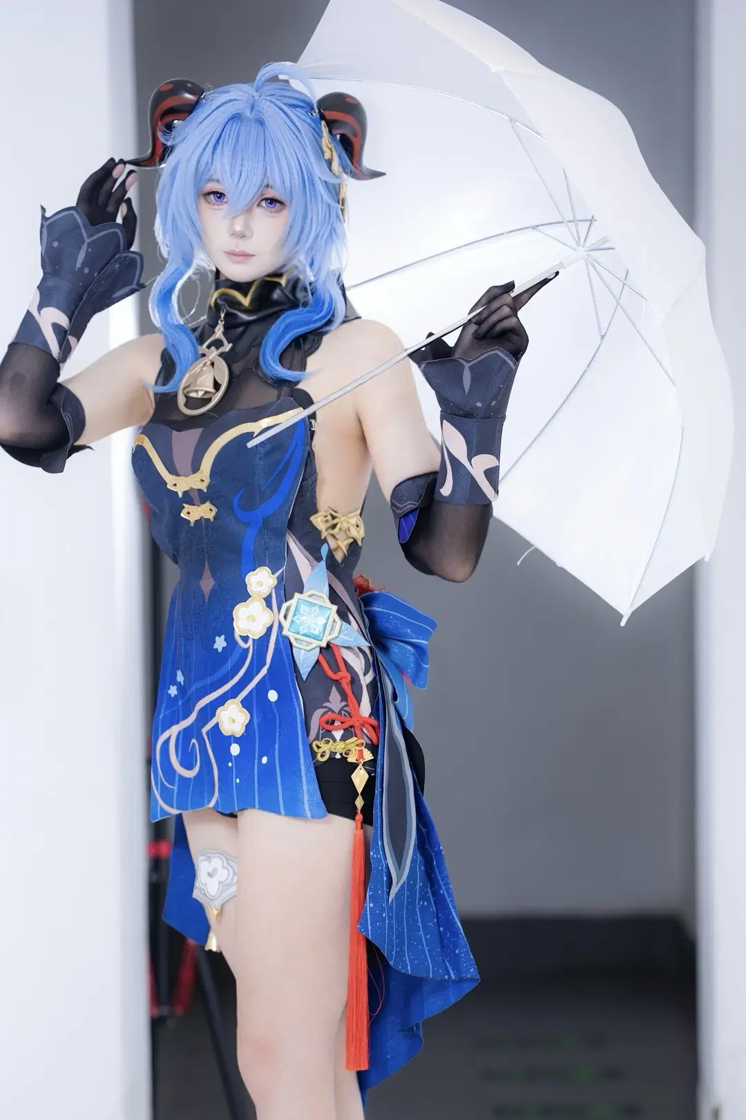 【甘雨cos】原神璃月韵味，柔光伞下的绝美光影 - 次元重启 - 第9张
