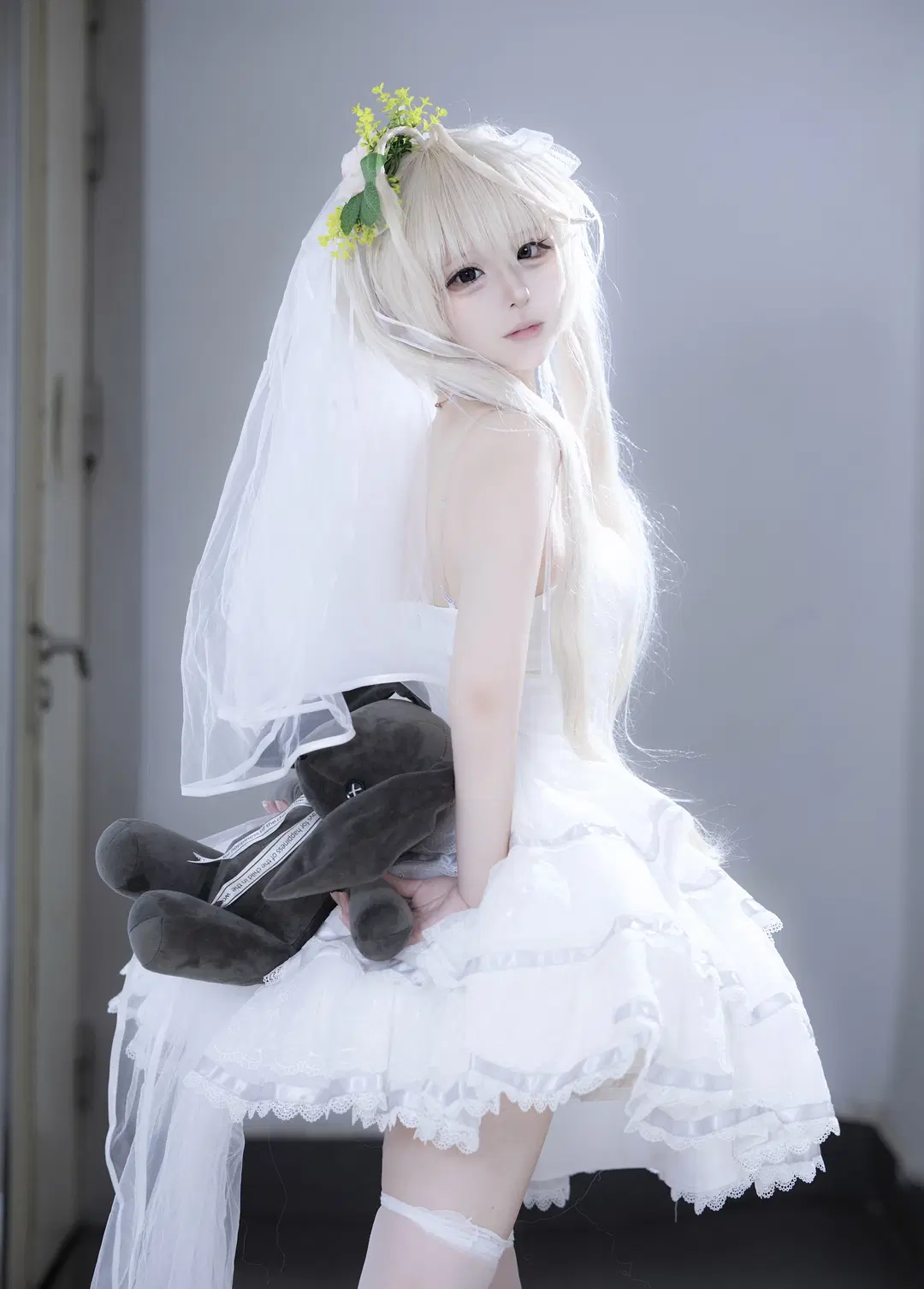cosplay, 二次元摄影, 春日野穹cos, 缘之空, 白丝