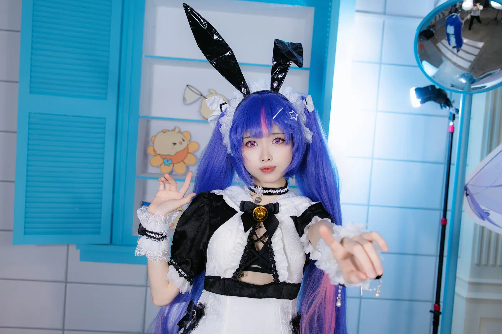 [Sally cosplay] Azur Lane Cooling Festival Maid Bunny Convention Snapshots by 次元重启 - Image 9