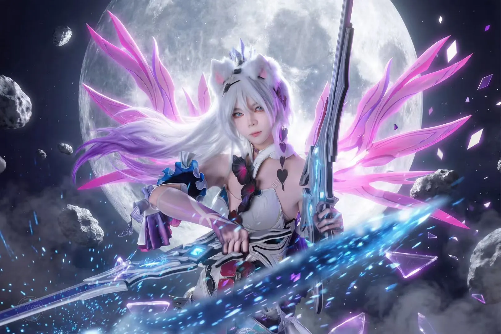 Honkai Impact 3rd, Anime-style photography, Convention photo, Kiana cosplay, Herrscher of Finality