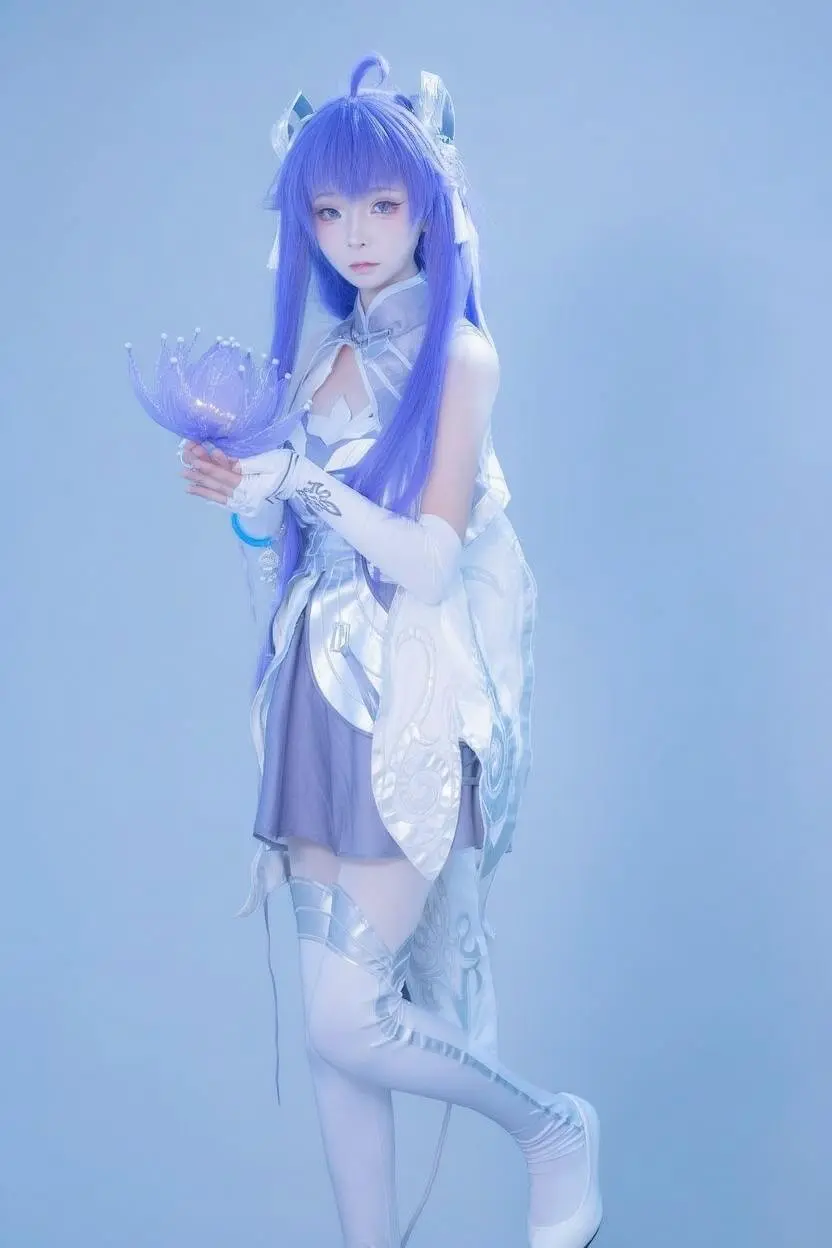 Anime-style photography, Honor of Kings, Xishi cosplay, Jing'an Joy City, Stockings