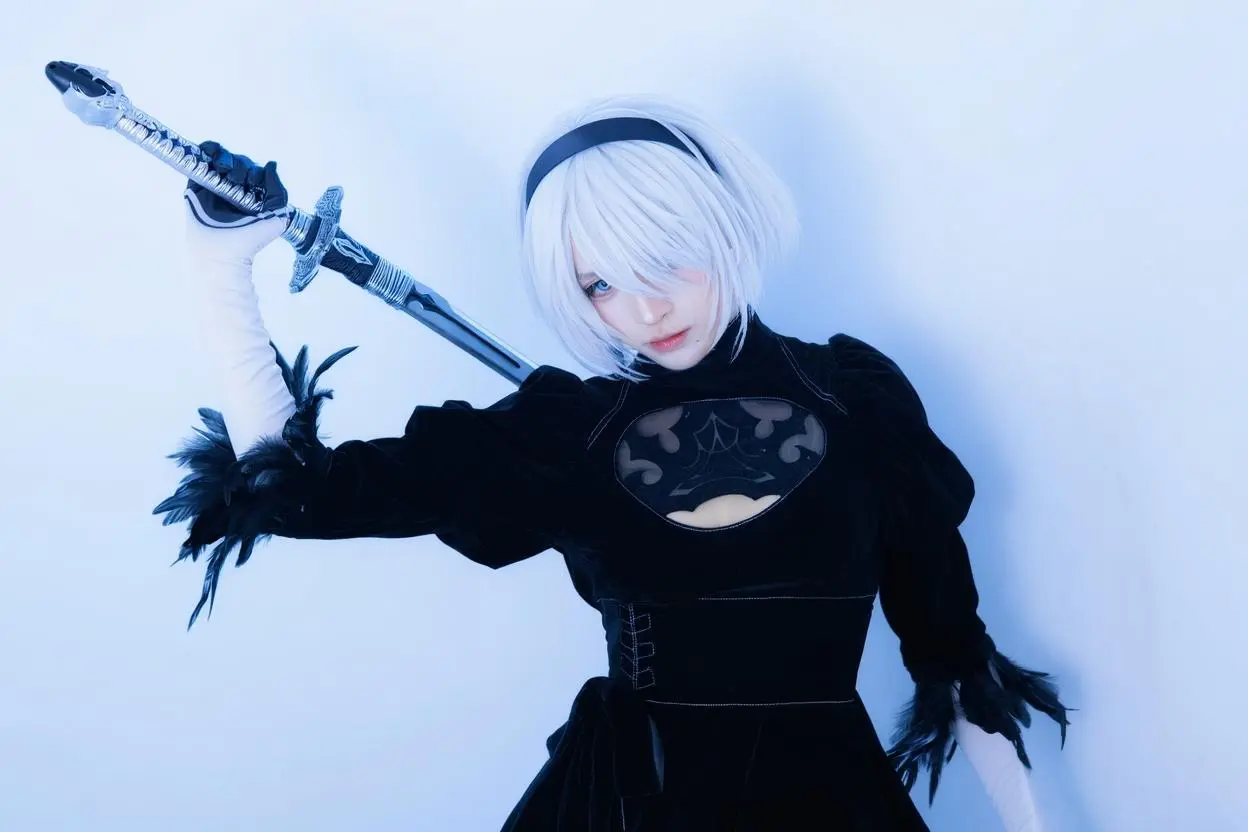 [2B cosplay] Shooting NieR:Automata at Jing'an Joy City: Combat Tension in Narrow Corridors by 次元重启 - Image 4