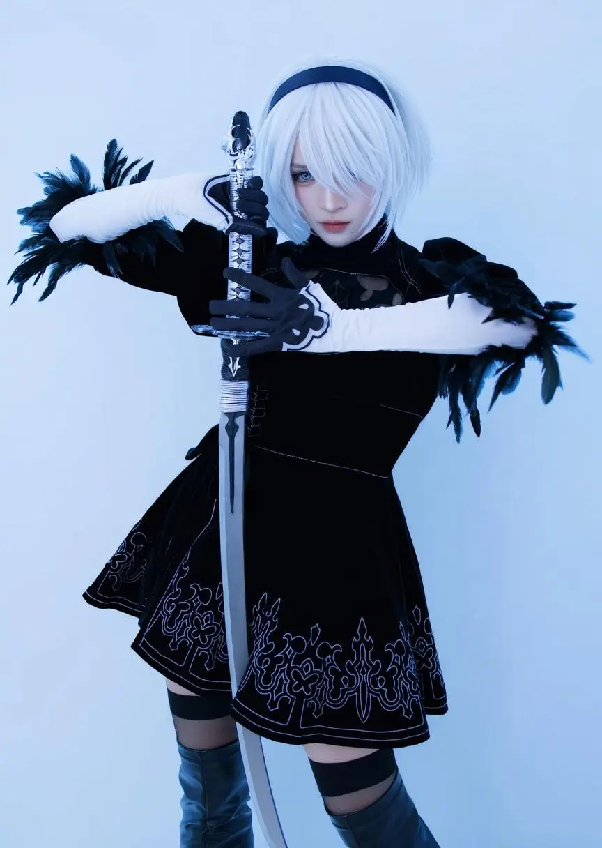 [2B cosplay] Shooting NieR:Automata at Jing'an Joy City: Combat Tension in Narrow Corridors by 次元重启 - Image 5