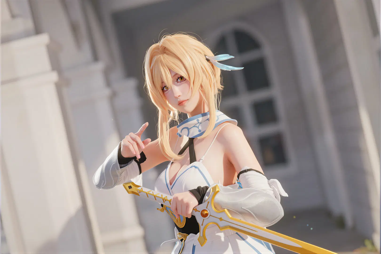 【蛍 コスプレ】原神 テイワットの旅人、私たちはいずれ再会する - 段景 - 3枚目